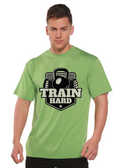Train Hard Men's Bamboo Viscose/Organic Cotton Short Sleeve Graphic T-Shirt