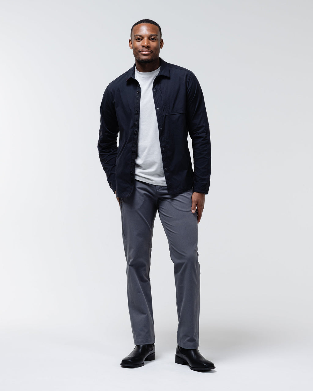 Refuge Long Sleeve Snap Up Shirt