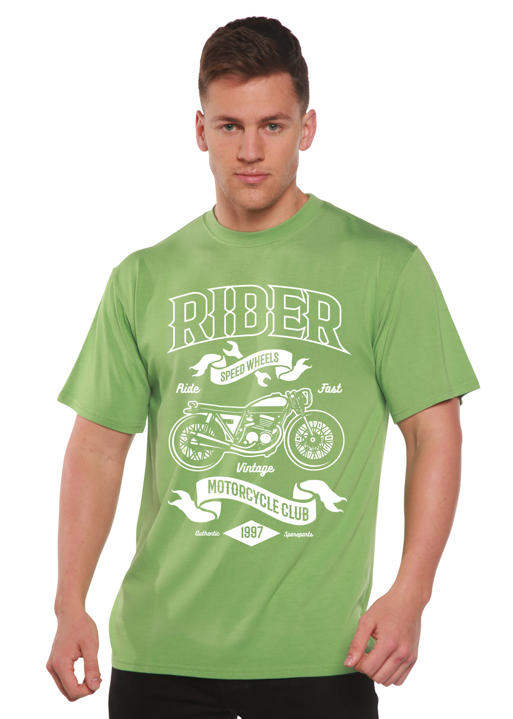 Rider Spun Bamboo® Men's Bamboo Viscose/Organic Cotton Short Sleeve Graphic T-Shirt