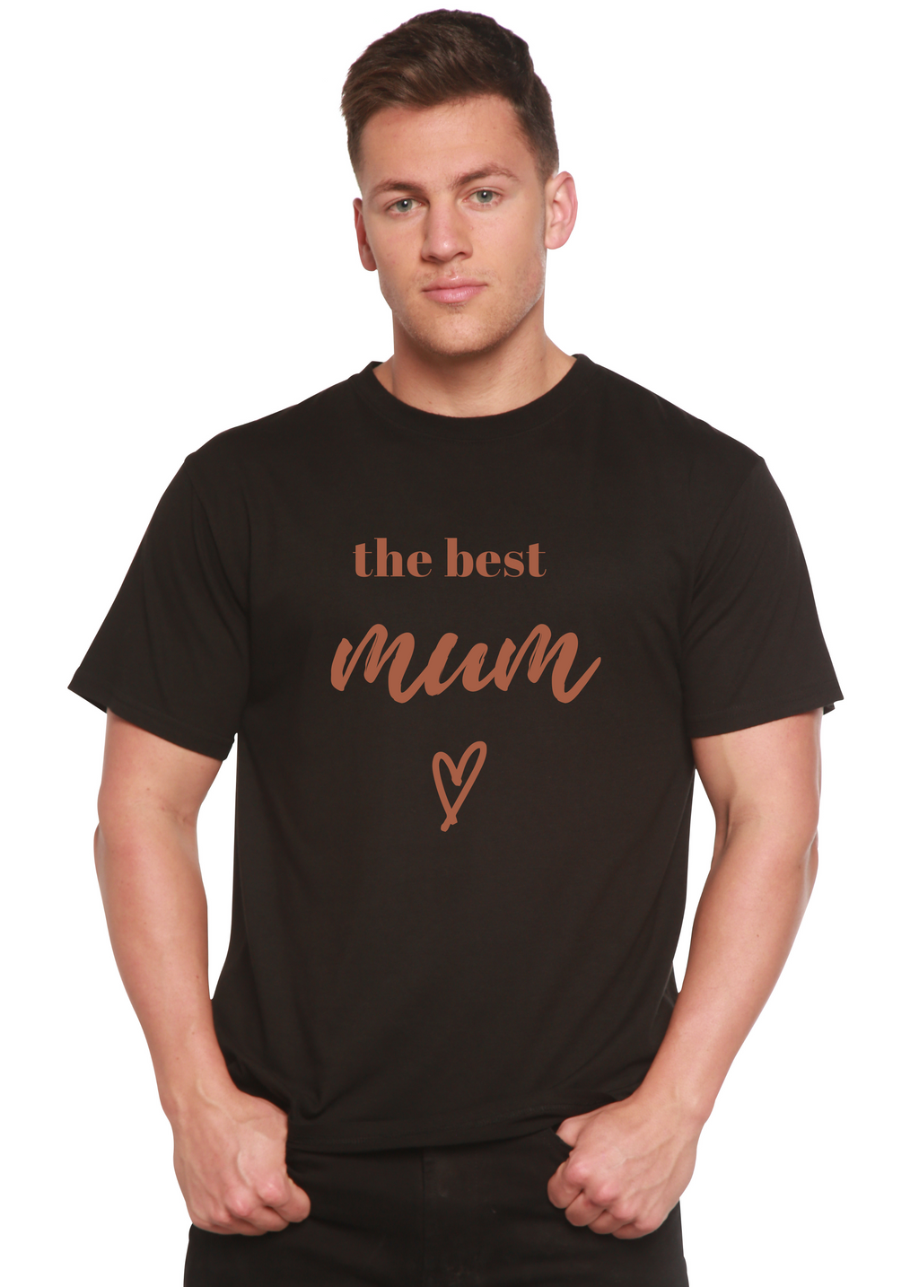 The Best Mum Unisex Bamboo Viscose/Organic Cotton Short Sleeve Graphic T-Shirt