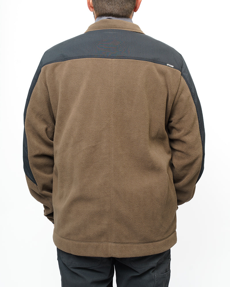 Bruin Fleece Zip Up- Major Brown