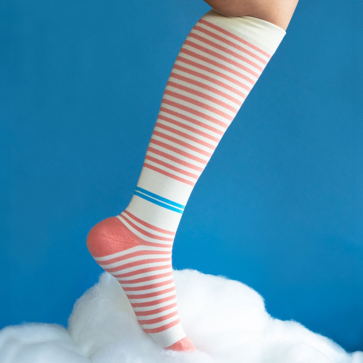 CloudCotton Compression Socks - Stripes