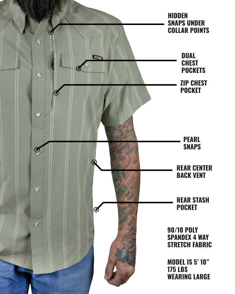 Daryll SS Shirt - Sage Green