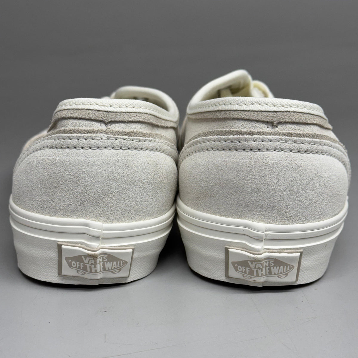 VANS Authentic Sliver Sneakers Shoes Women's Sz 10 White/White VN000D6DWWW
