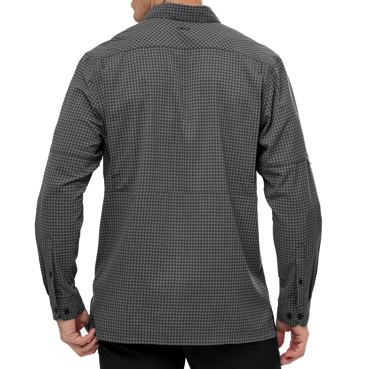 GunMetal TekCheck Shirt | Long Sleeve