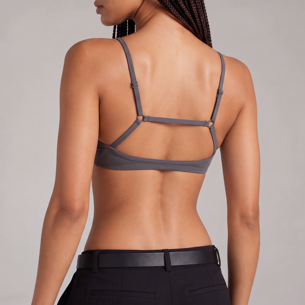 Low Scoop Workout Bra - Ivory