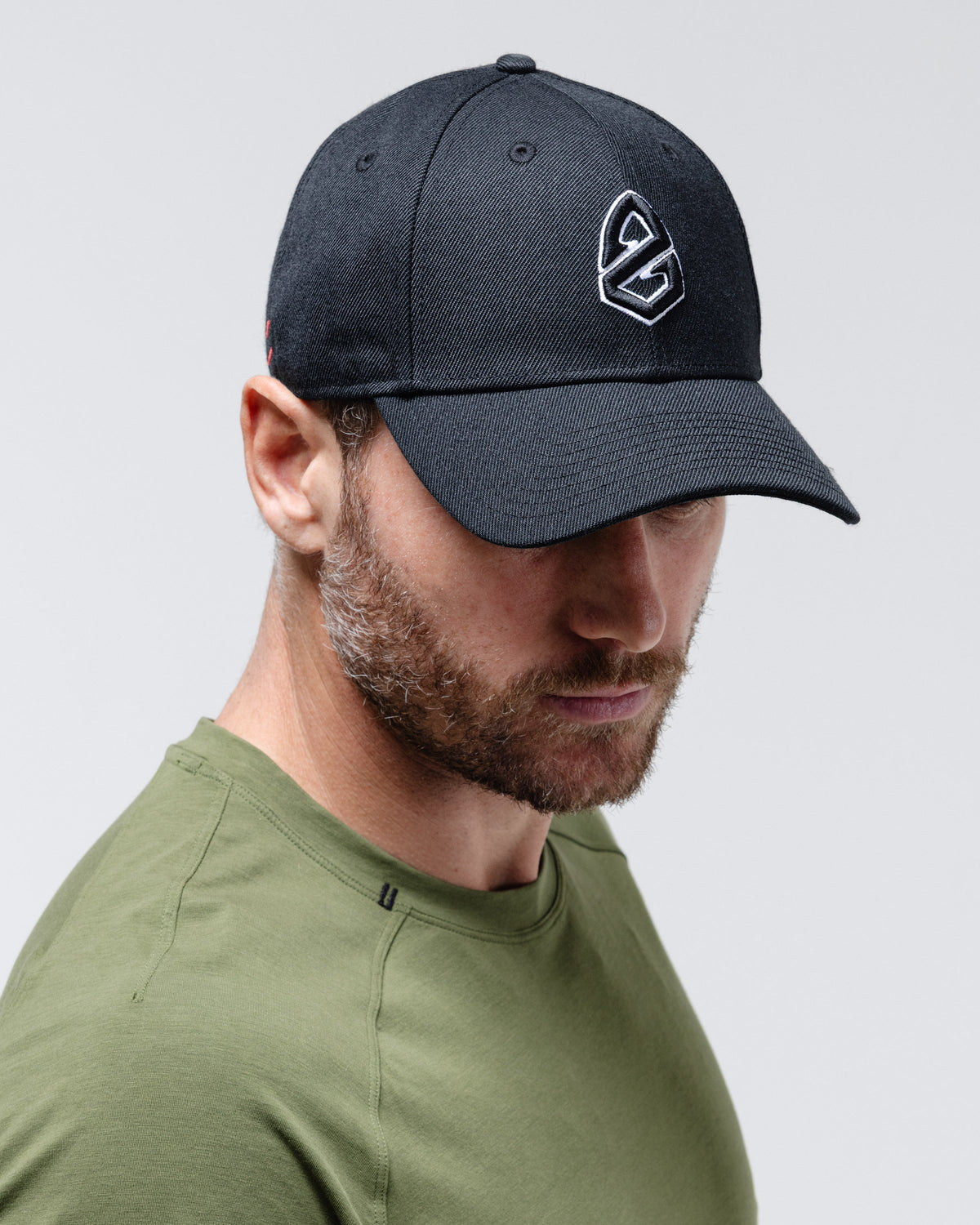 Black Crest Logo Hat