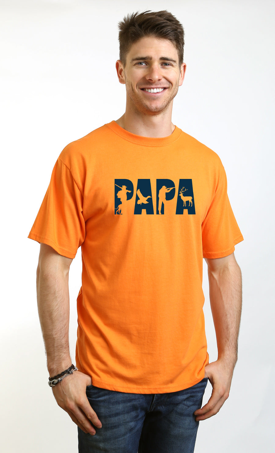 PAPA Men's Bamboo Viscose/Organic Cotton Short Sleeve Graphic T-Shirt