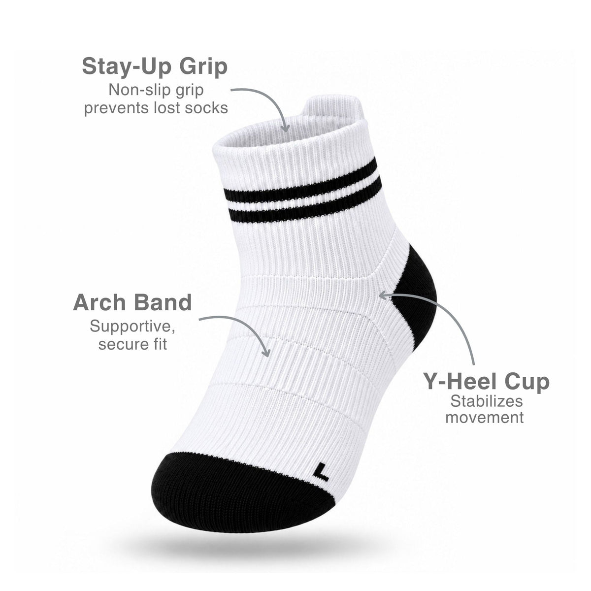 Kids Stay-Up Grip Socks