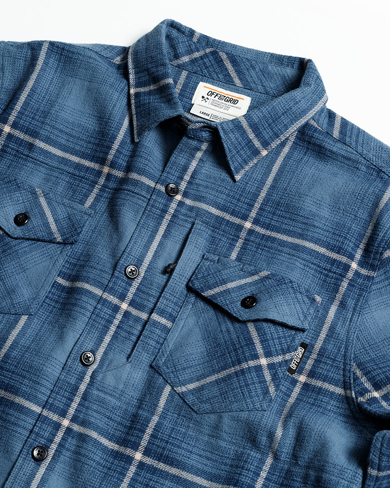Destroyer Flannel - Pale Blue