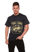 Fuel For The Soul Men's Bamboo Viscose/Organic Cotton Short Sleeve Graphic T-Shirt